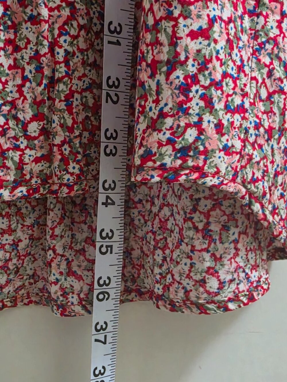 NATURAL LIFE Stella V-Neck Dress - Pink Ditsy Babydoll / Mini Dress - Picture 6 of 8